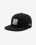 FA26 UNDEFEATED ICON MELTON STRAPBACK - BLACK