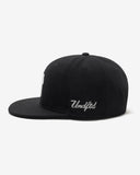 FA26 UNDEFEATED ICON MELTON STRAPBACK - BLACK