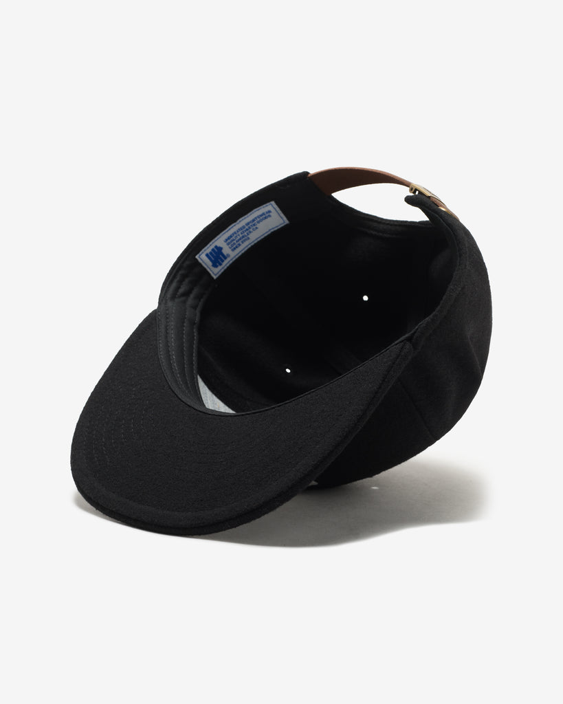 FA26 UNDEFEATED ICON MELTON STRAPBACK - BLACK