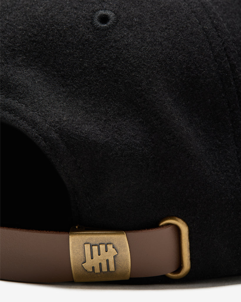 FA26 UNDEFEATED ICON MELTON STRAPBACK - BLACK