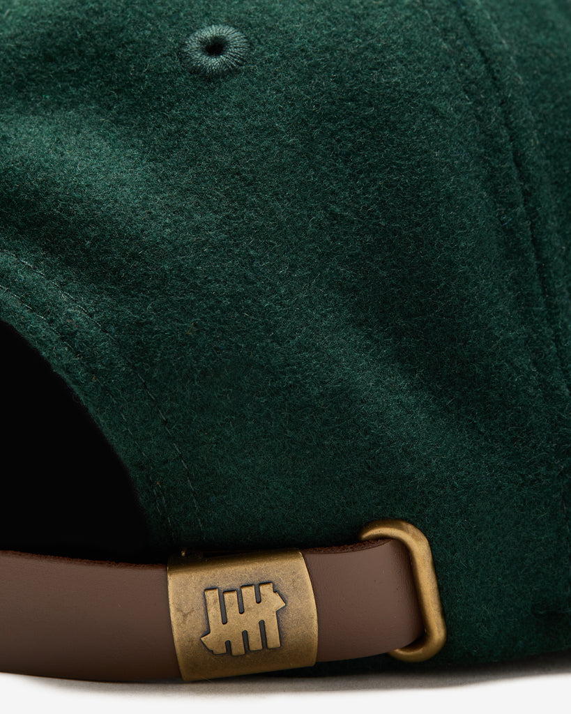 FA26 UNDEFEATED ICON MELTON STRAPBACK - GREEN