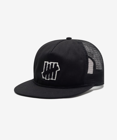 UNDEFEATED SU26 ICON MESH SNAPBACK - BLACK