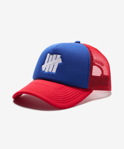 UNDEFEATED ICON TRUCKER - RED/BLUE
