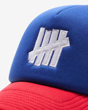 UNDEFEATED ICON TRUCKER - RED/BLUE