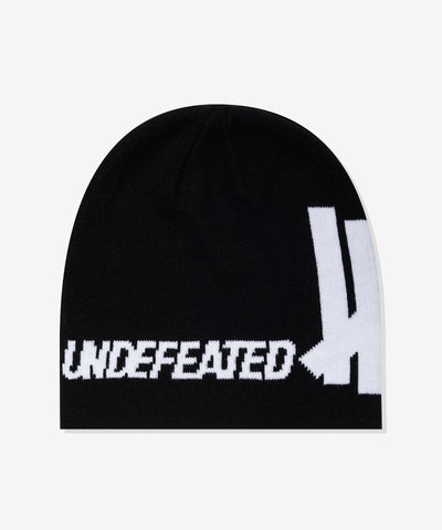 UNDEFEATED SP26 JACQUARD TOQUE BEANIE - BLACK