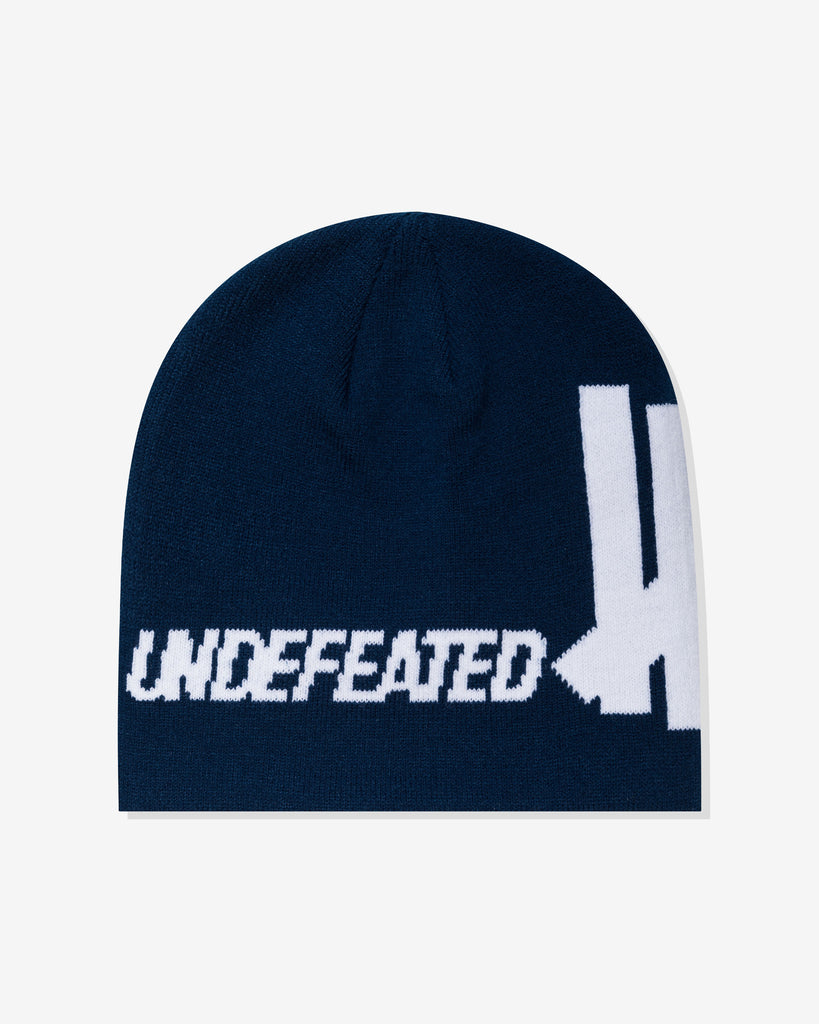 UNDEFEATED SP26 JACQUARD TOQUE BEANIE - NAVY