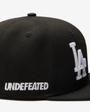 UNDEFEATED X NE X DODGERS LOGOS FITTED - BLACK