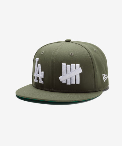 UNDEFEATED X NE X DODGERS LOGOS FITTED - OLIVE