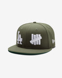 UNDEFEATED X NE X DODGERS LOGOS FITTED - OLIVE