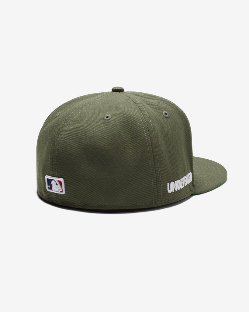 UNDEFEATED X NE X DODGERS LOGOS FITTED - OLIVE