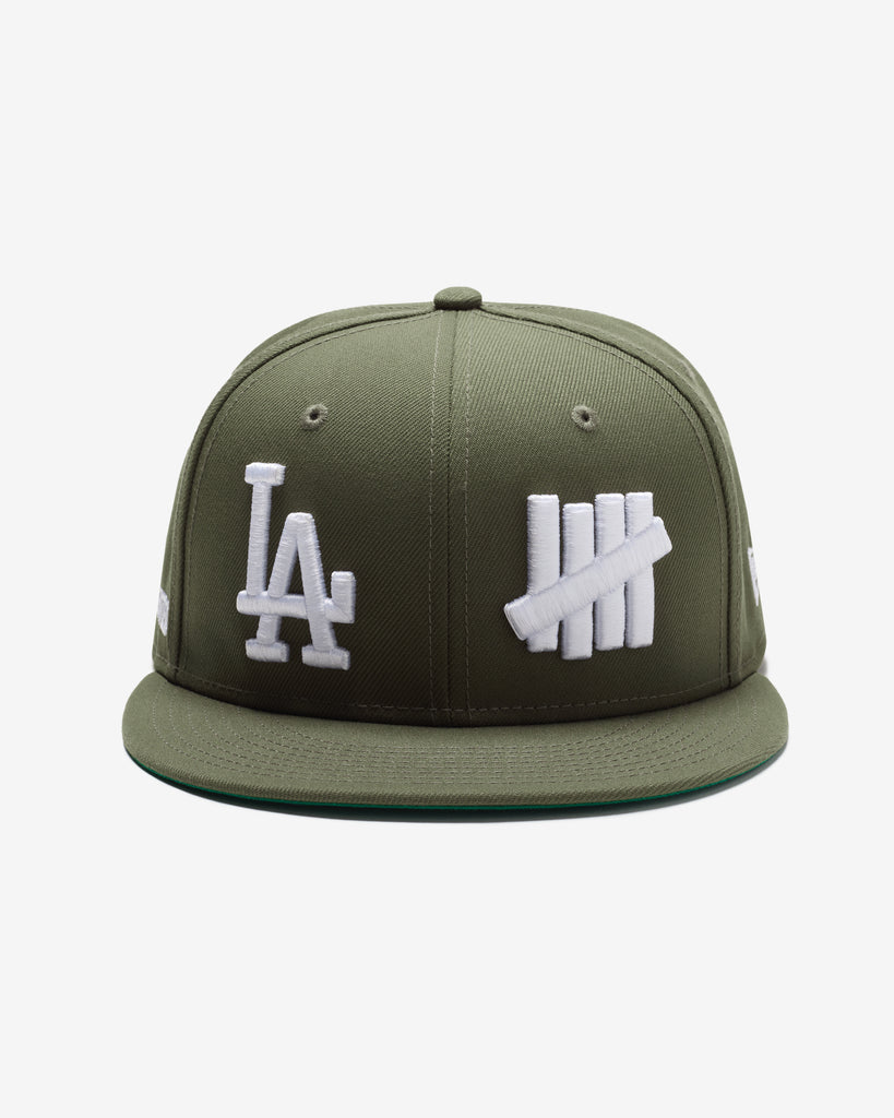 UNDEFEATED X NE X DODGERS LOGOS FITTED - OLIVE