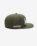 UNDEFEATED X NE X DODGERS LOGOS FITTED - OLIVE