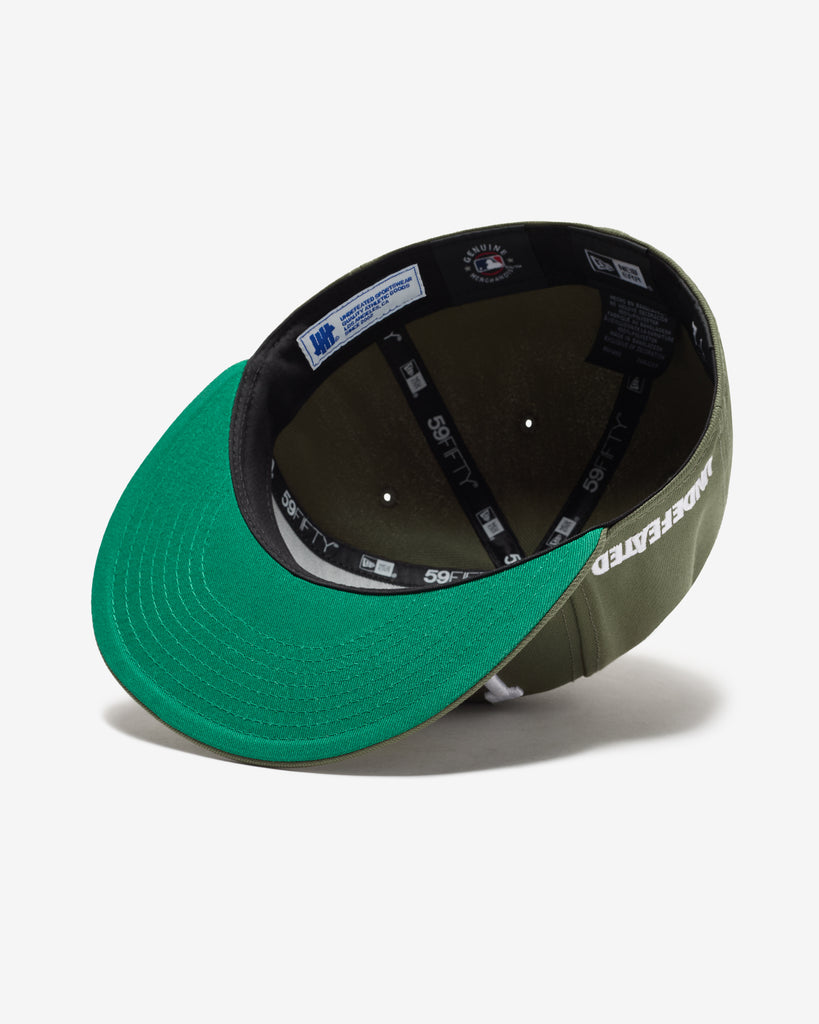 UNDEFEATED X NE X DODGERS LOGOS FITTED - OLIVE