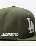 UNDEFEATED X NE X DODGERS LOGOS FITTED - OLIVE