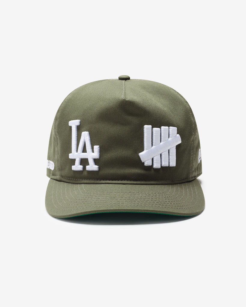 UNDEFEATED X NE X DODGERS LOGOS SNAPBACK - OLIVE