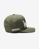 UNDEFEATED X NE X DODGERS LOGOS SNAPBACK - OLIVE