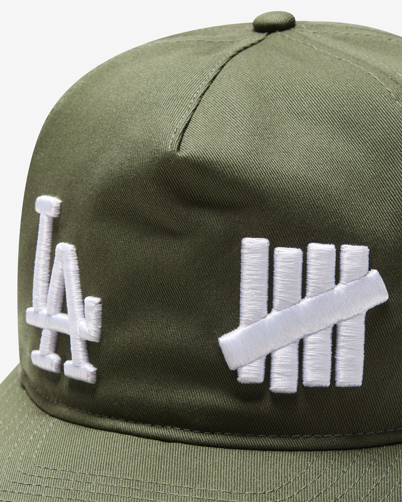 UNDEFEATED X NE X DODGERS LOGOS SNAPBACK - OLIVE