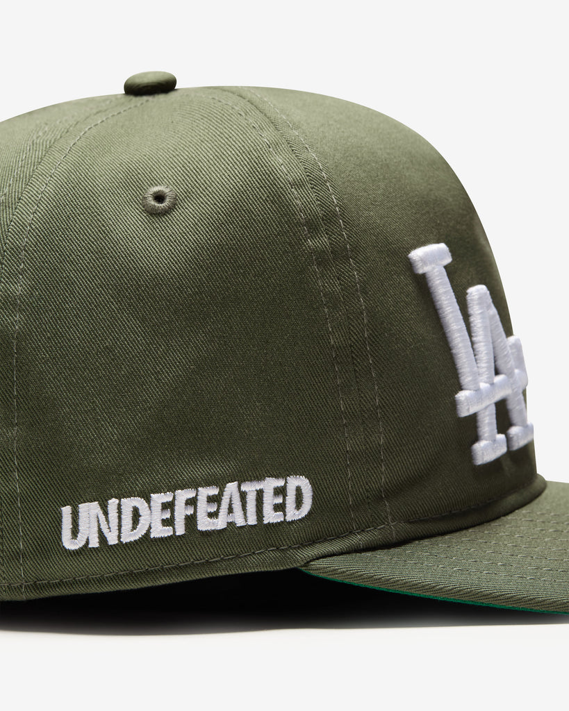 UNDEFEATED X NE X DODGERS LOGOS SNAPBACK - OLIVE