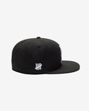 UNDEFEATED X NE X DODGERS STACKED LOGO FITTED - BLACK