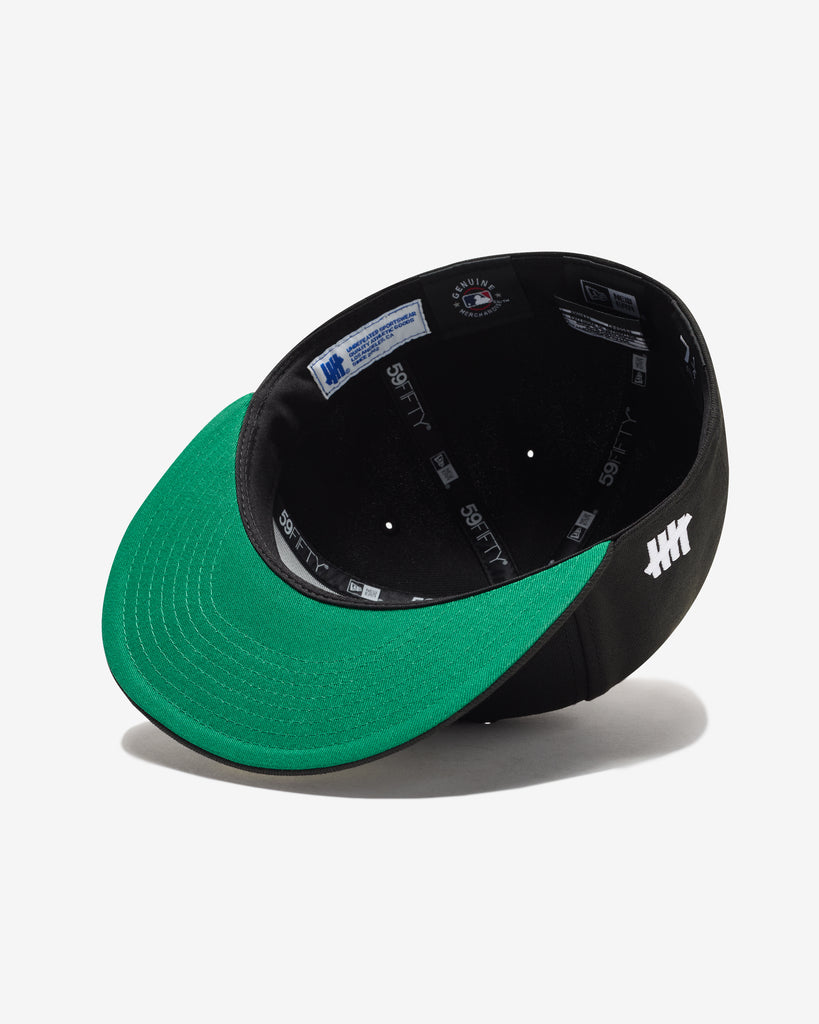 UNDEFEATED X NE X DODGERS STACKED LOGO FITTED - BLACK