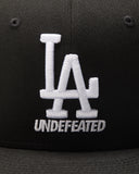 UNDEFEATED X NE X DODGERS STACKED LOGO FITTED - BLACK