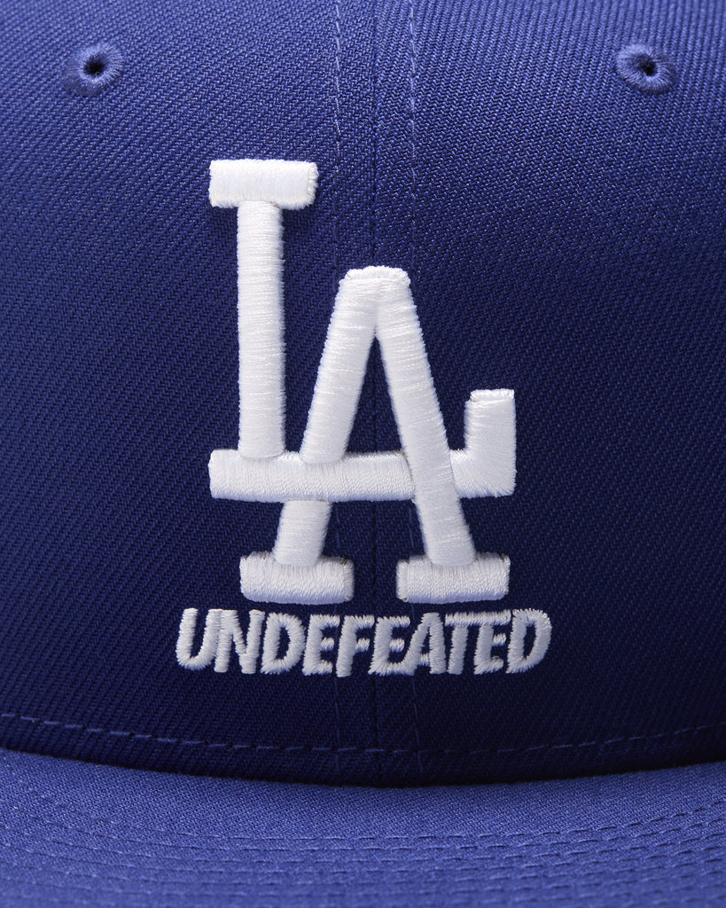UNDEFEATED X NE X DODGERS STACKED LOGO FITTED - ROYAL