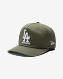 UNDEFEATED X NE X DODGERS STACKED LOGO SNAPBACK - OLIVE