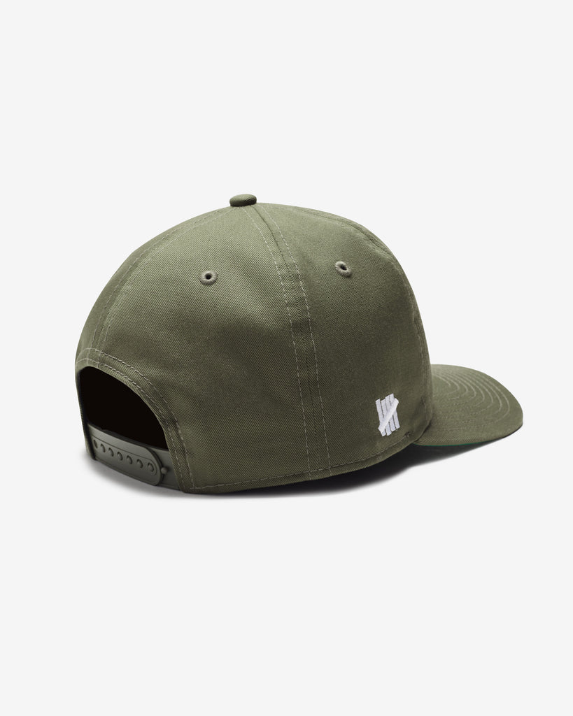 UNDEFEATED X NE X DODGERS STACKED LOGO SNAPBACK - OLIVE