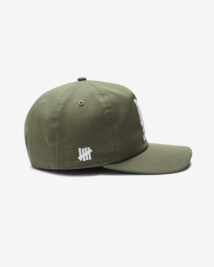 UNDEFEATED X NE X DODGERS STACKED LOGO SNAPBACK - OLIVE