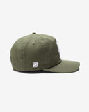 UNDEFEATED X NE X DODGERS STACKED LOGO SNAPBACK - OLIVE