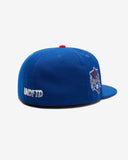 UNDEFEATED SU26 X NE ICON CREST FITTED - BLUE