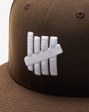 UNDEFEATED X NE ICON FITTED BROWN
