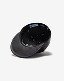 UNDEFEATED SP26 X NE LEATHER ICON FITTED - BLACK