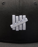 UNDEFEATED X NE WOOL ICON FITTED - BLACK