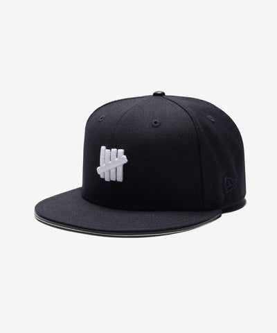 UNDEFEATED X NE WOOL ICON FITTED - NAVY