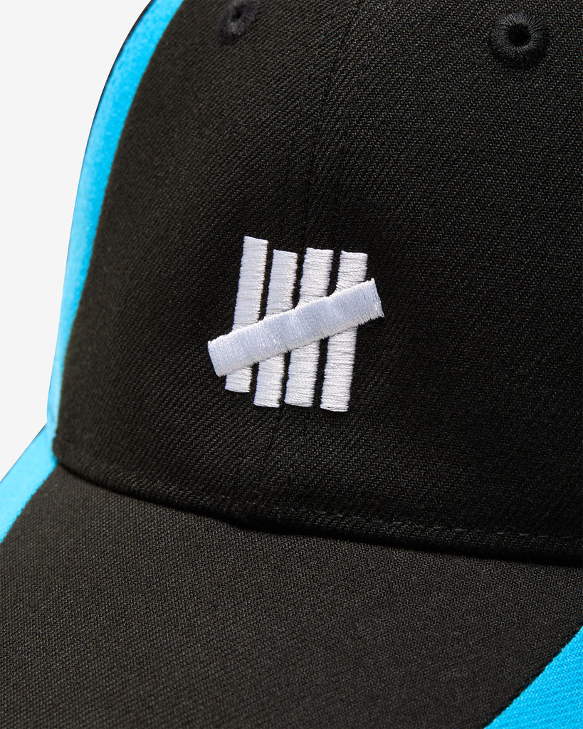 UNDEFEATED SP26 STRIPE STRAPBACK - BLACK
