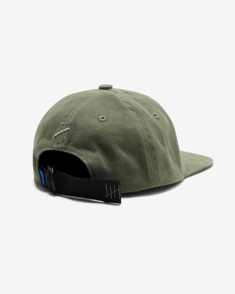 FA26 UNDEFEATED WASHED STRAPBACK - OLIVE