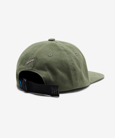 FA26 UNDEFEATED WASHED STRAPBACK - OLIVE