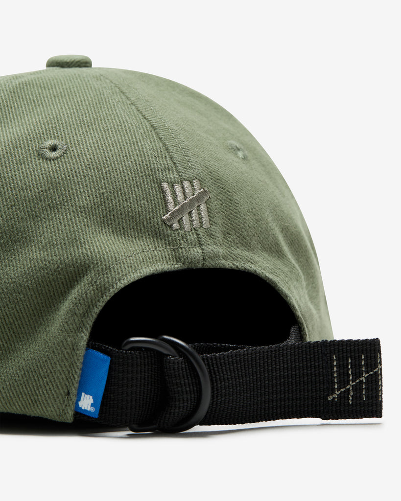 FA26 UNDEFEATED WASHED STRAPBACK - OLIVE