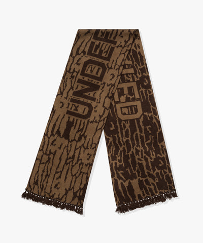 UNDEFEATED HO25 BARK CAMO SCARF - BROWN