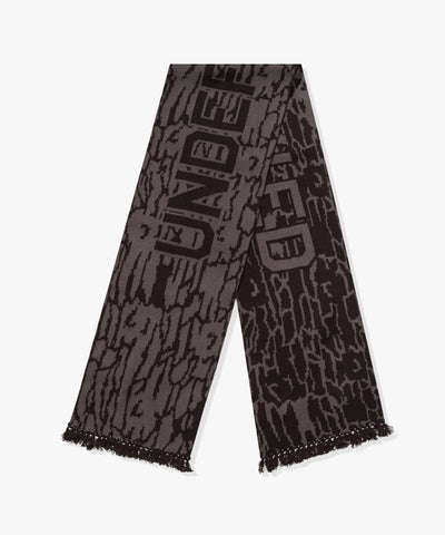 UNDEFEATED HO25 BARK CAMO SCARF - CEMENT