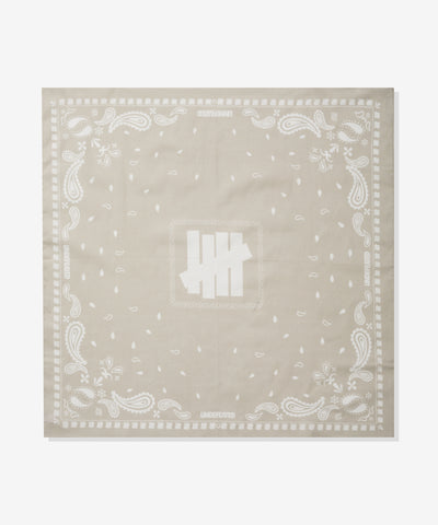 UNDEFEATED ICON BANDANA LIGHT KHAKI