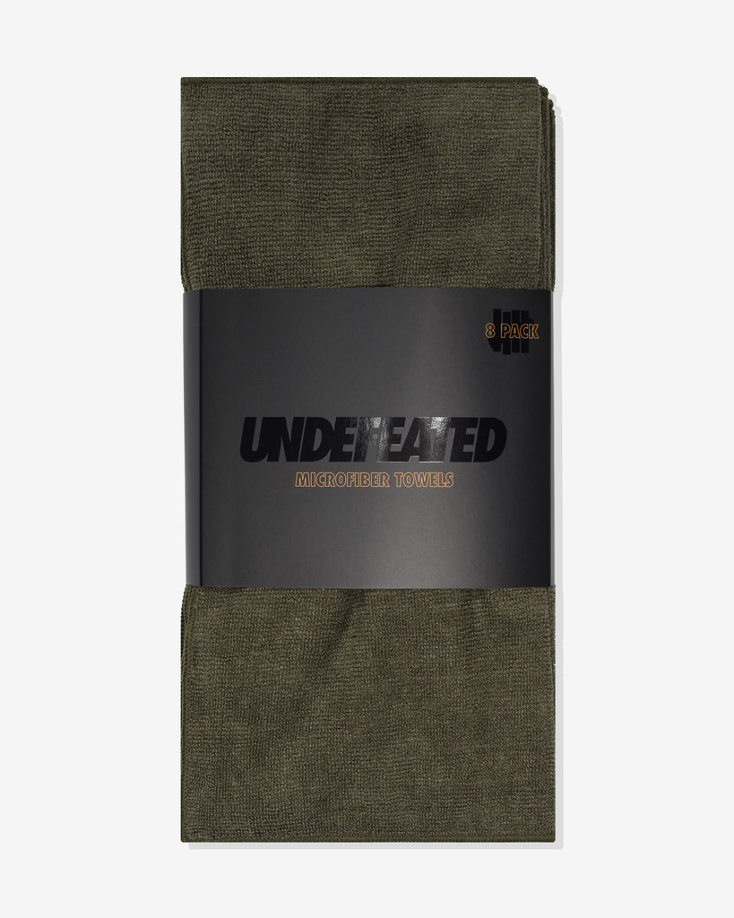 UNDEFEATED SP26 MICROFIBER TOWEL - OLIVE (8-PACK)