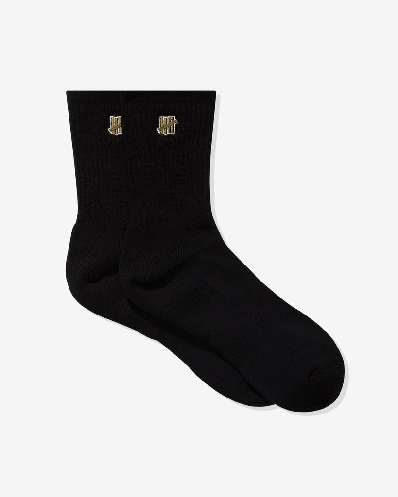 UNDEFEATED PREMIUM ICON CREW SOCK - BLACK
