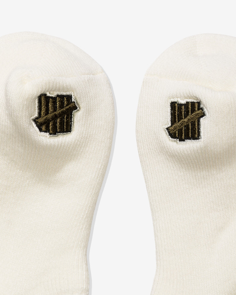 UNDEFEATED PREMIUM ICON NO SHOW SOCK - OFF WHITE