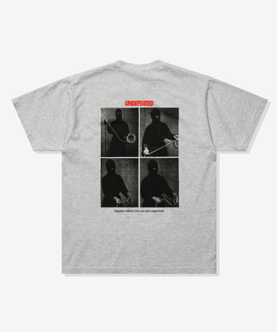UNDEFEATED HO25 NINJA S/S TEE - HEATHER GREY