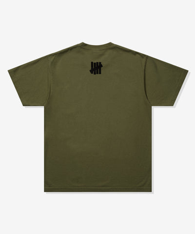UNDEFEATED HO25 STENCIL S/S TEE - OLIVE