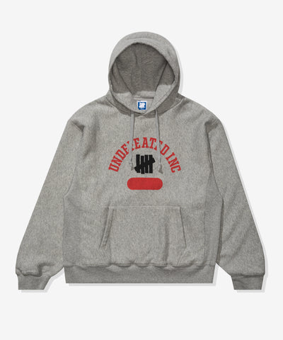UNDEFEATED HO25 2-PLY PULLOVER HOOD - HEATHER GREY
