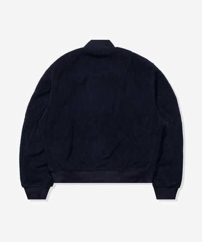 UNDEFEATED HO25 POLAR FLEECE MA-1 JACKET-DEEP NAVY