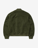 UNDEFEATED HO25 POLAR FLEECE MA-1 JACKET - OLIVE